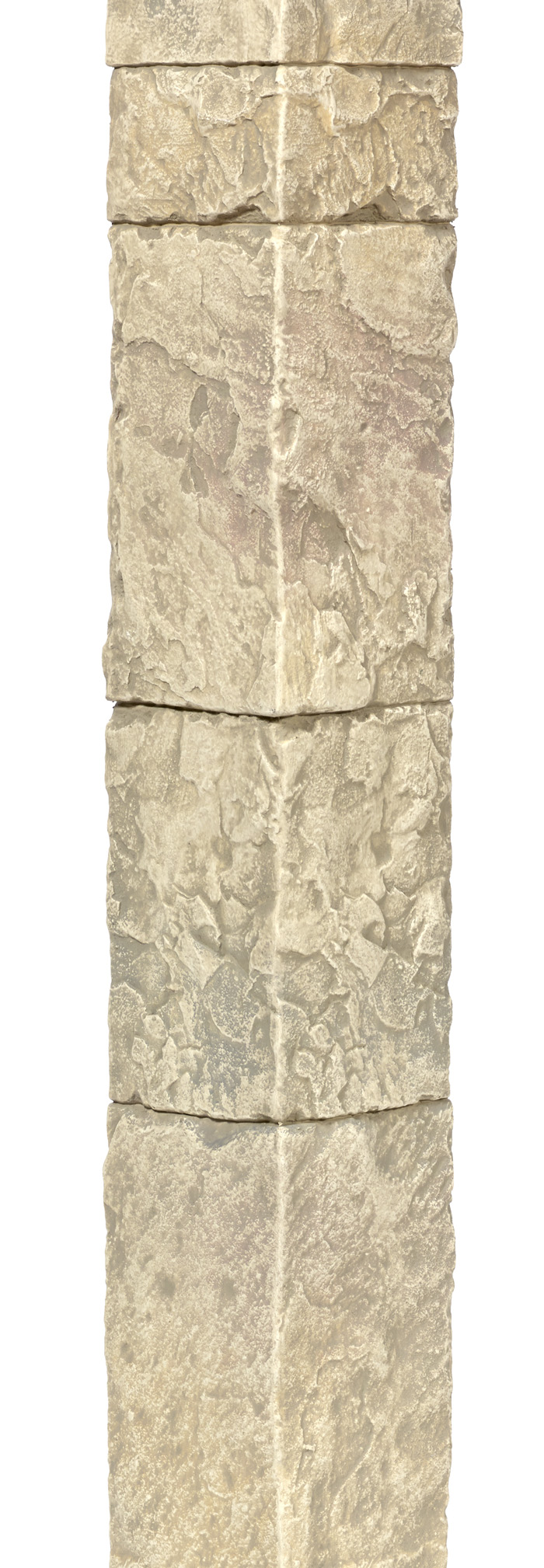 Hand Cut Block Corner - Cream Frost